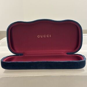 Gucci Blue and Red Glasses Case Luxurious Design